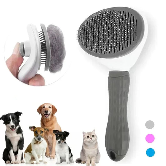 Easy Clean Pet Grooming Brush